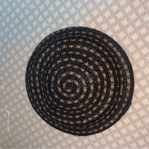 Kokin Black and Brown Patterned Beret - Picture 5 of 6